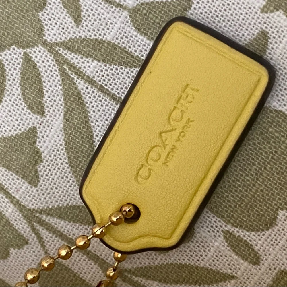 Coach Mini Lane Top Handle in Yellow - Picture 6 of 6